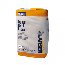 Larsens Trade Fast Set Flexible Adhesive White 20kg Single Bag